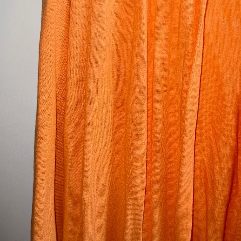 Lane Bryant Vibrant Orange Cardigan - Picture 2 of 4